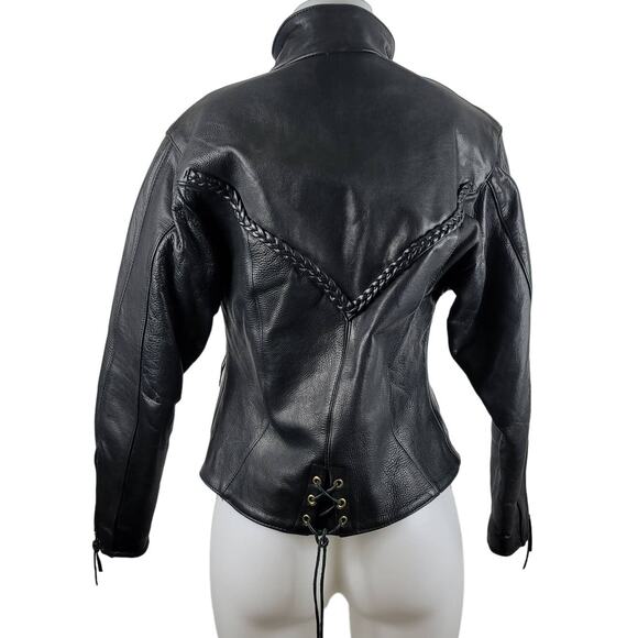 Unik Ultra Leather Motorcycle Jacket Zip Out Liner/Vest Women's M - Picture 5 of 9
